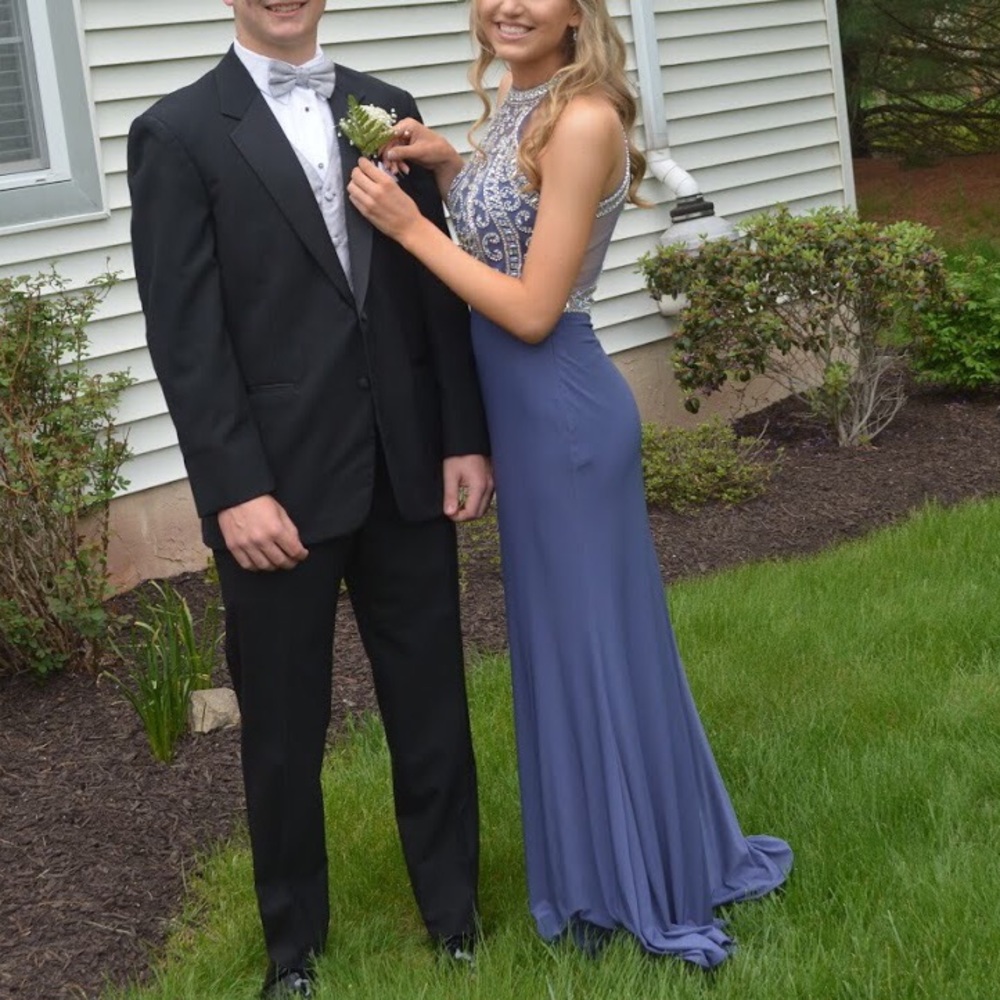Purple prom dress